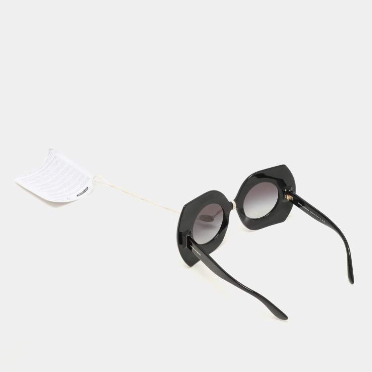Pre Owned Dolce & Gabbana Black Acetate DG 4315B Crystal Sunglasses