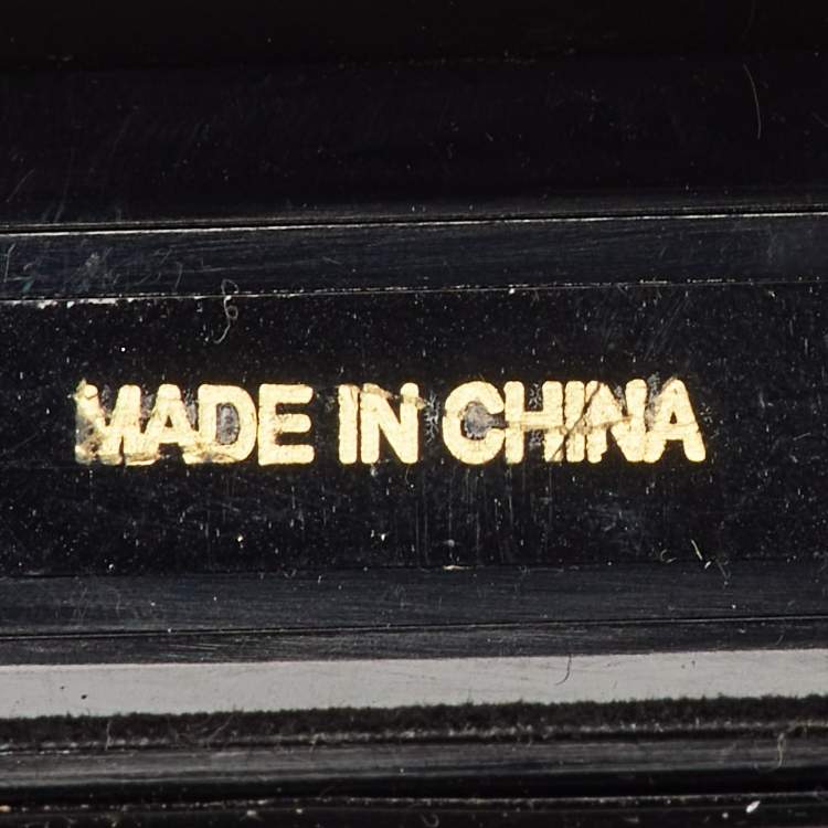 Pre Owned Dolce & Gabbana Logo Black/Orange Rubber AirPods Pro Case