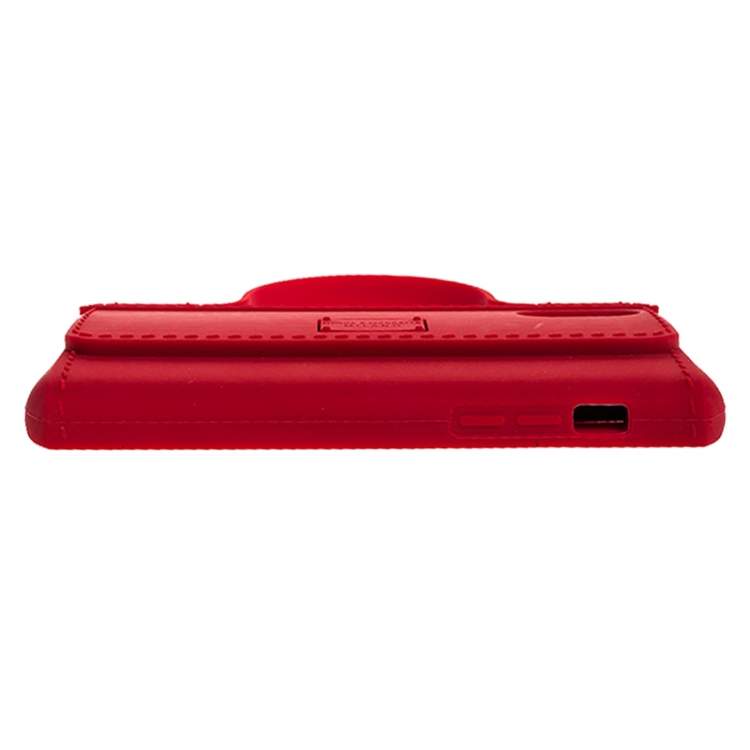 Pre Owned Dolce & Gabbana Red Rubber Sicily iPhone X - XS Chain Case