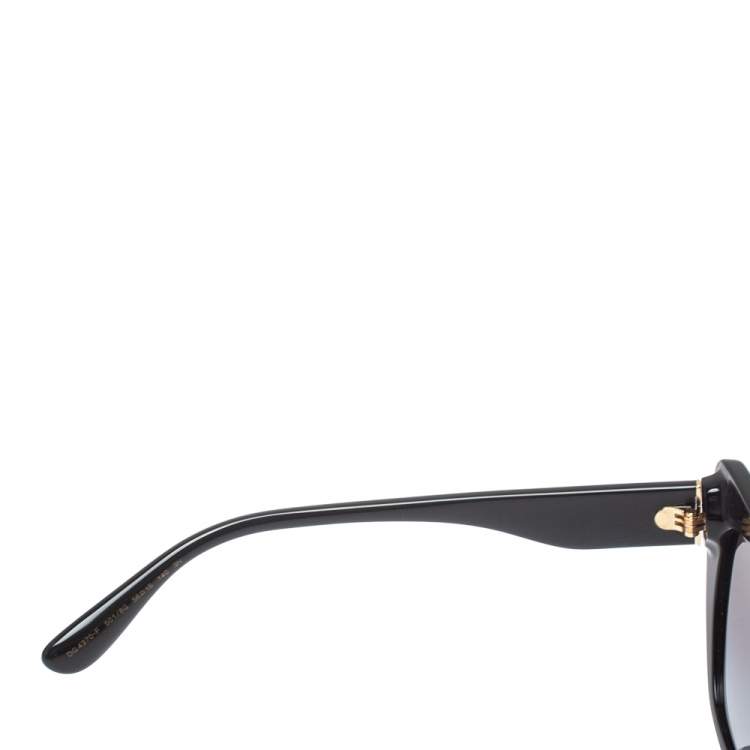 Pre Owned Dolce & Gabbana Black/ Grey Gradient DG 4370 - F 501/8G Cat Eye Sunglasses