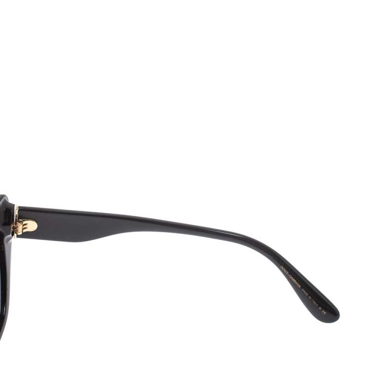 Pre Owned Dolce & Gabbana Black/ Grey Gradient DG 4370 - F 501/8G Cat Eye Sunglasses