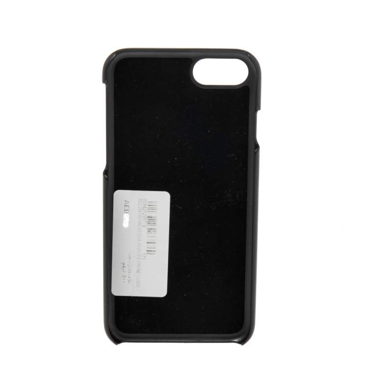 Pre Owned Dolce & Gabbana Red Leather iPhone 7 Case