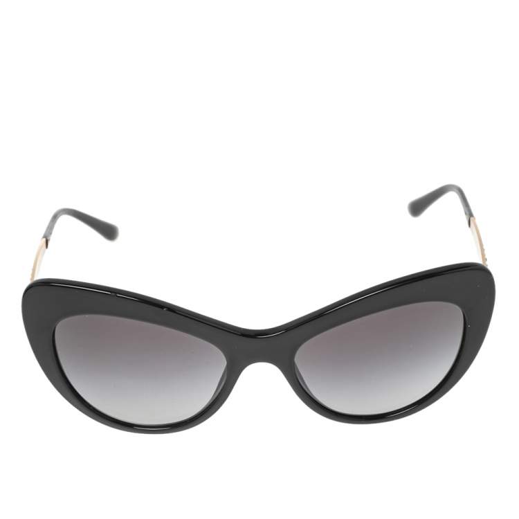 مملوكة مسبقًا Dolce & Gabbana Black DG4307 Gradient Cat Eye Sunglasses