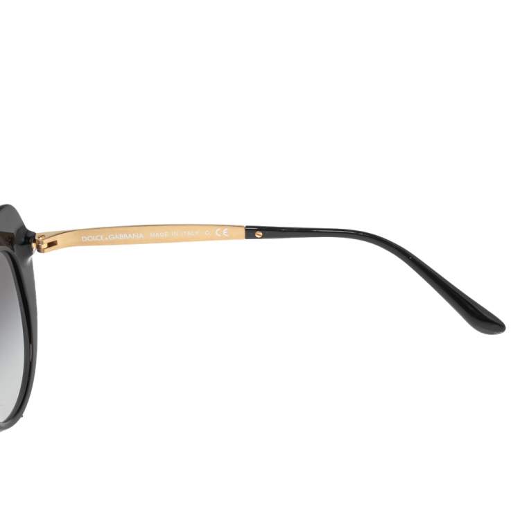 مملوكة مسبقًا Dolce & Gabbana Black DG4307 Gradient Cat Eye Sunglasses