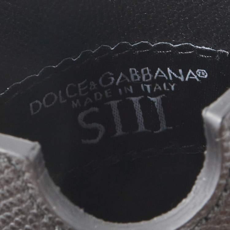 Pre Owned Dolce & Gabbana Black Leather SIII Smartphone Case