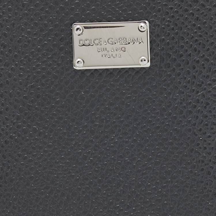 Pre Owned Dolce & Gabbana Black Leather SIII Smartphone Case