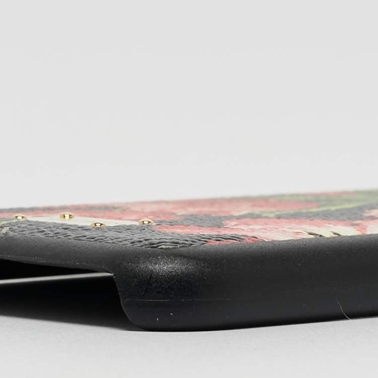 Pre Owned Dolce & Gabbana Multicolor Floral Print Leather iPhone 6 Case