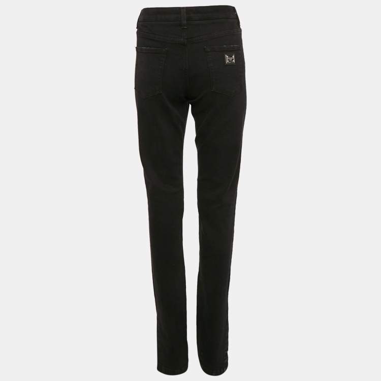 Pre Owned Dolce & Gabbana Black Denim Jeans M Waist 32" 