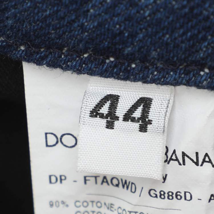 Pre Owned Dolce & Gabbana Blue Denim Jeans M