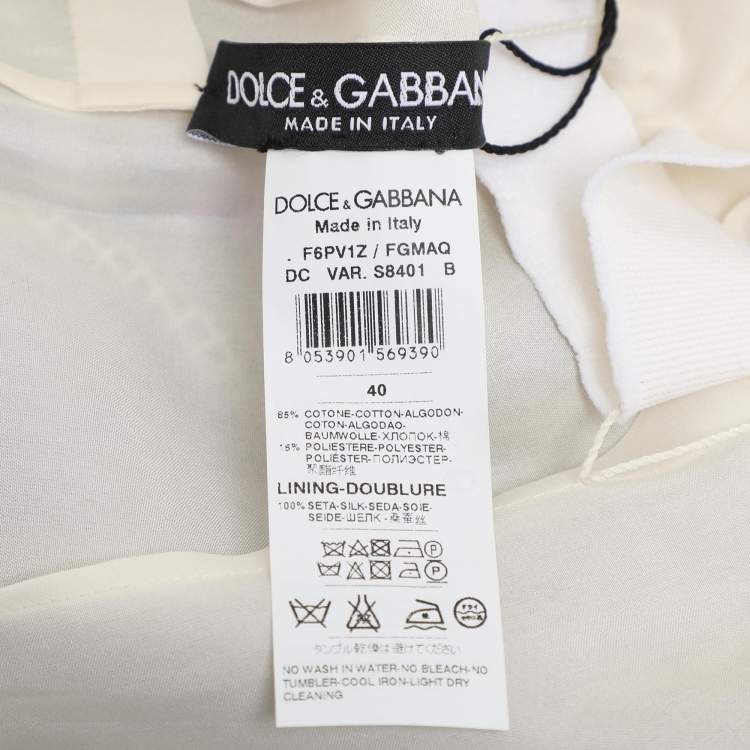 Pre Owned Dolce & Gabbana Multicolor Floral Embroidered Mesh Wisteria Maxi Dress S