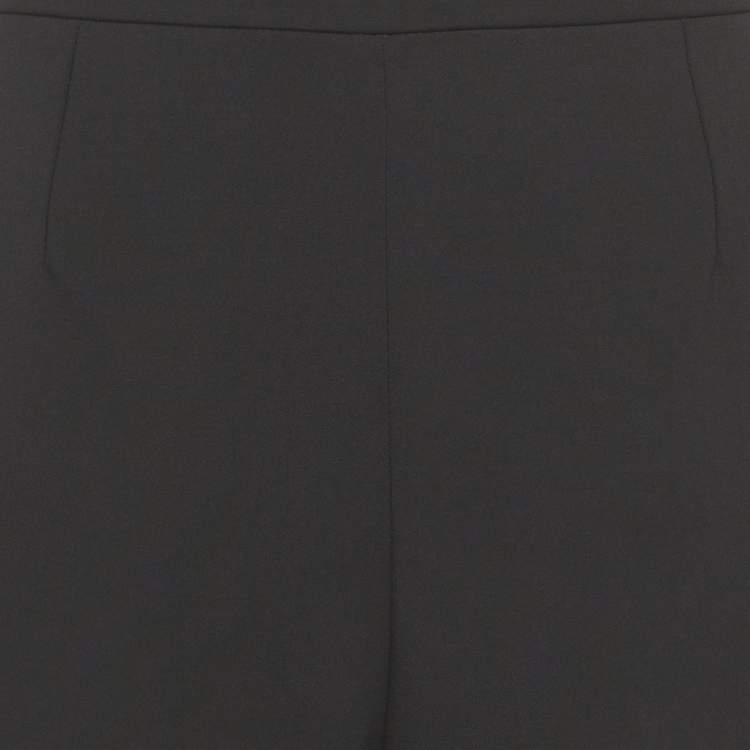 Pre Owned Dolce & Gabbana Black Wool Skinny Trousers L