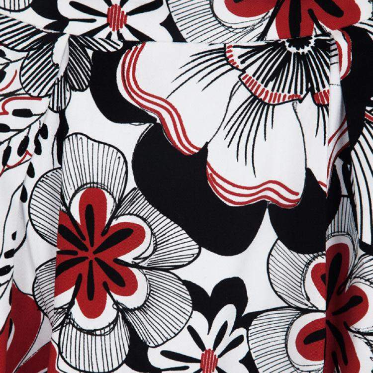 Pre Owned Dolce & Gabbana Floral Pencil Skirt S