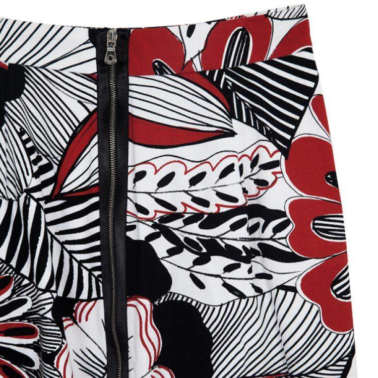 Pre Owned Dolce & Gabbana Floral Pencil Skirt S