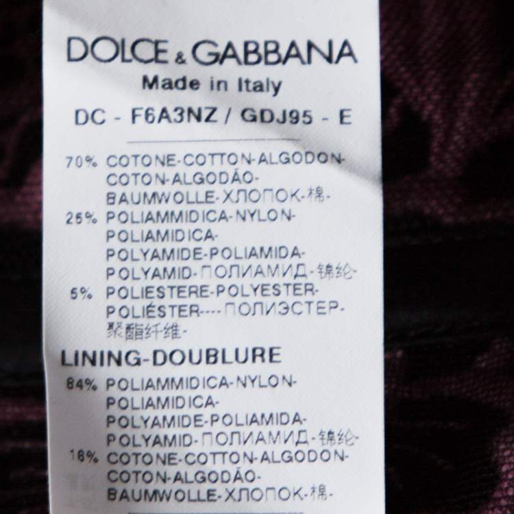 مملوكة مسبقًا Dolce & Gabbana Bicolor Floral Embroidered Tulle Strapless Corset Gown S