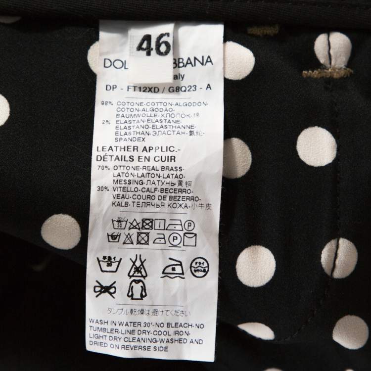 Pre Owned Dolce & Gabbana Beige Denim Cute Fit Jeans L