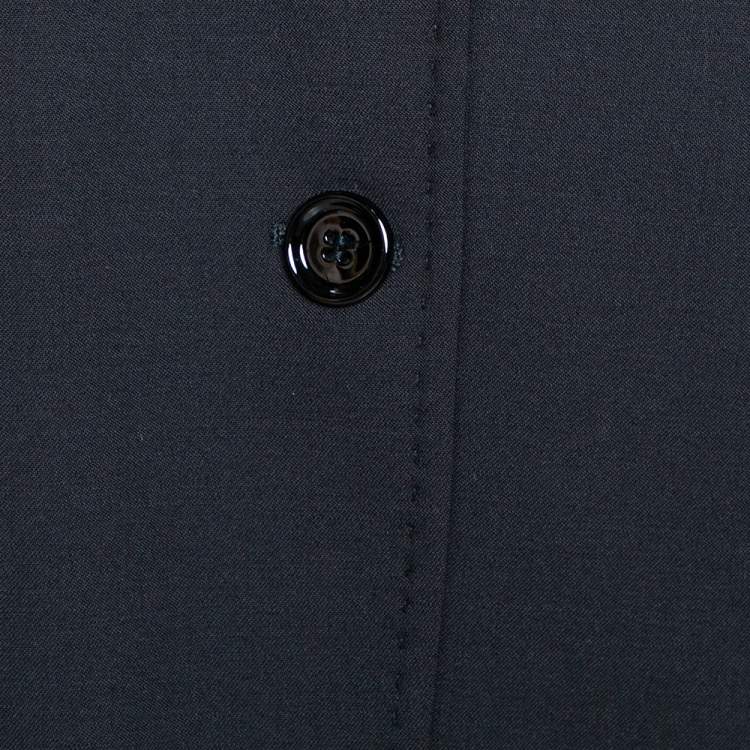 Pre Owned Dolce & Gabbana Black Stretch Wool Tailored Blazer L