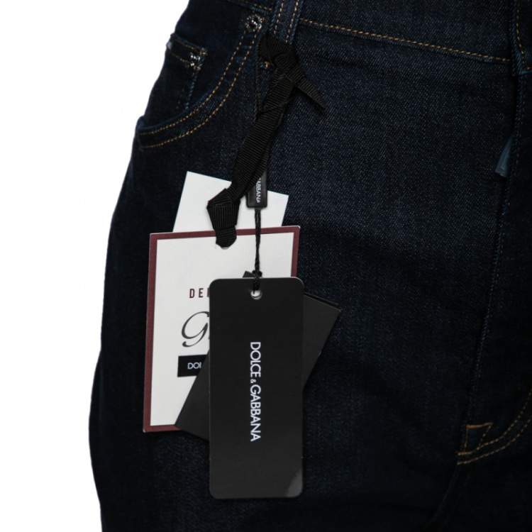 Pre Owned Dolce & Gabbana Blue Denim Grace Fit Jeans XL