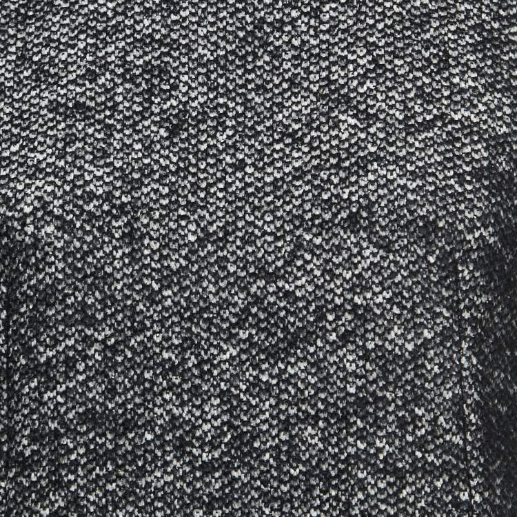 Pre Owned Dolce & Gabbana Grey Wool & Mohair Sleeveless Dress M