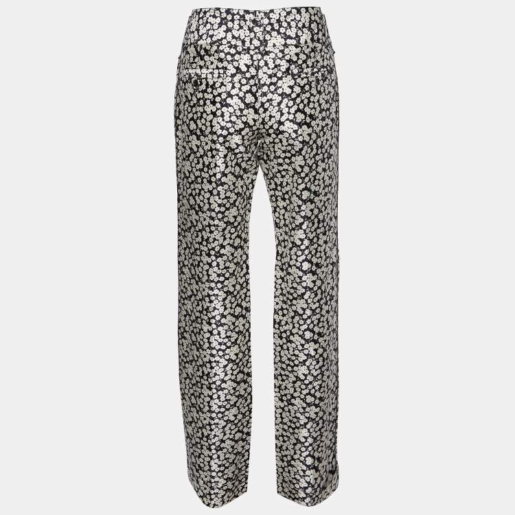 Fendi FF Logo Print Pajama Trousers Brown/Black Silk Twill Size 44 –  Celebrity Owned