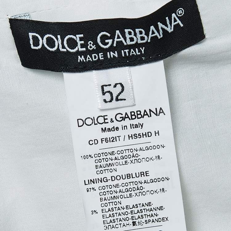 Pre Owned Dolce & Gabbana Green Leaves Print Cotton Halter Neck Short Dress 2XL