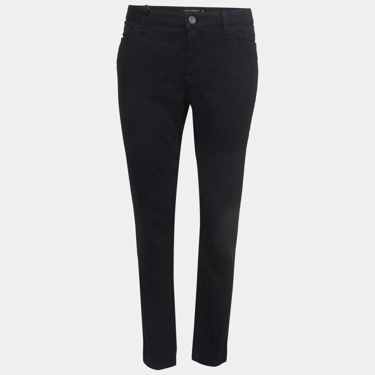 Pre Owned Dolce & Gabbana Black Denim Pretty Fit Jeans XL Waist 36''