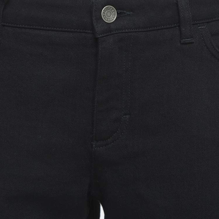 Pre Owned Dolce & Gabbana Black Denim Pretty Fit Jeans XL Waist 36''