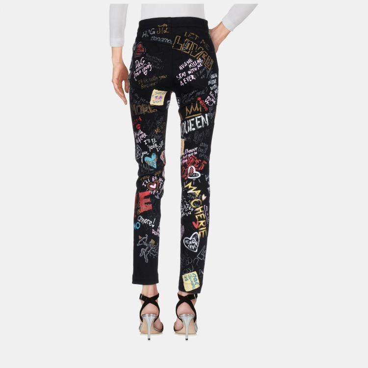 Pre Owned Dolce & Gabbana Cotton Jeans IT 40