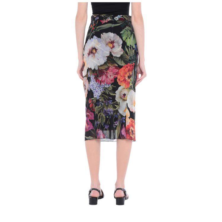 Pre Owned Dolce & Gabbana Silk Midi skirts 40