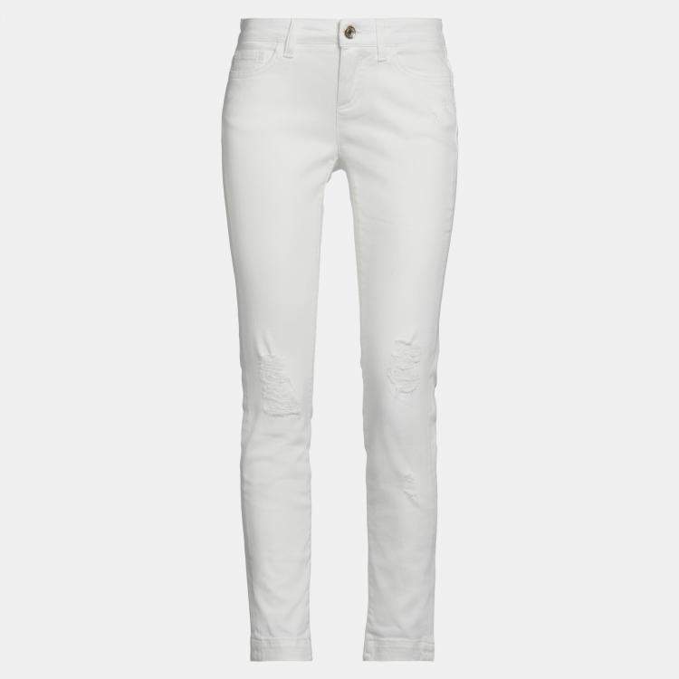 Pre Owned Dolce & Gabbana Cotton Jeans 40