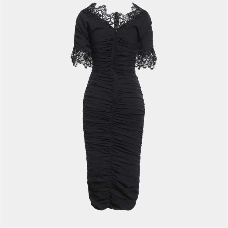 Pre Owned Dolce & Gabbana Silk Midi dress 40