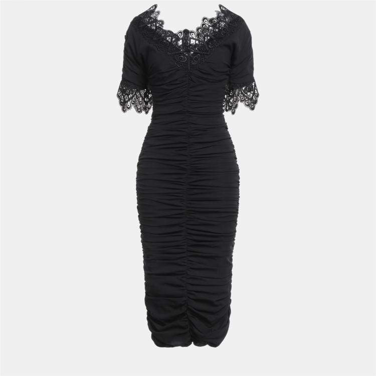 Pre Owned Dolce & Gabbana Silk Midi dress 40