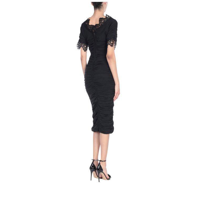 Pre Owned Dolce & Gabbana Silk Midi dress 40