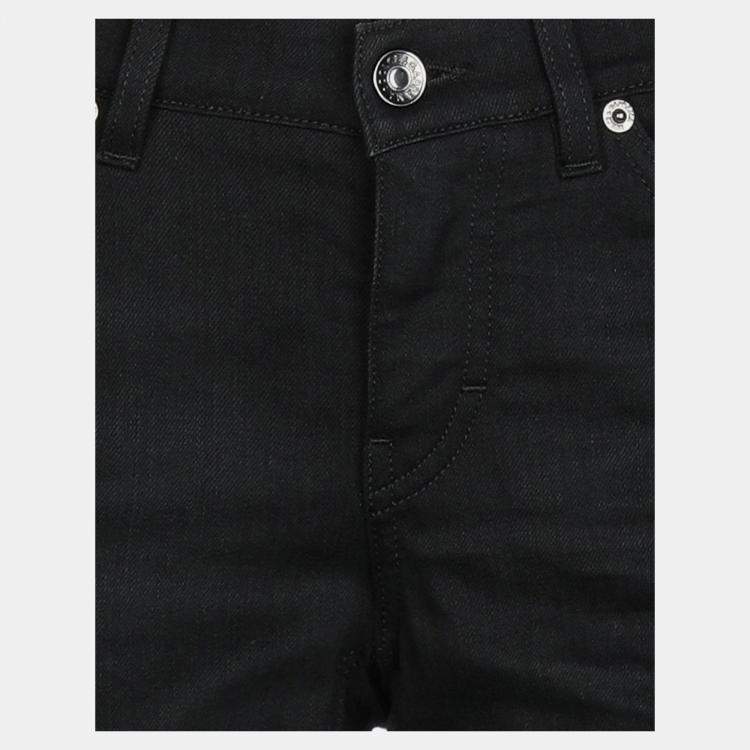 Pre Owned Dolce & Gabbana Black Denim Girly Jeans S Waist 27"