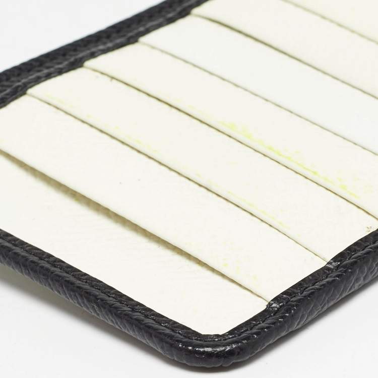 Pre Owned Dolce & Gabbana Multicolor Printed Leather Zip Card Holder
