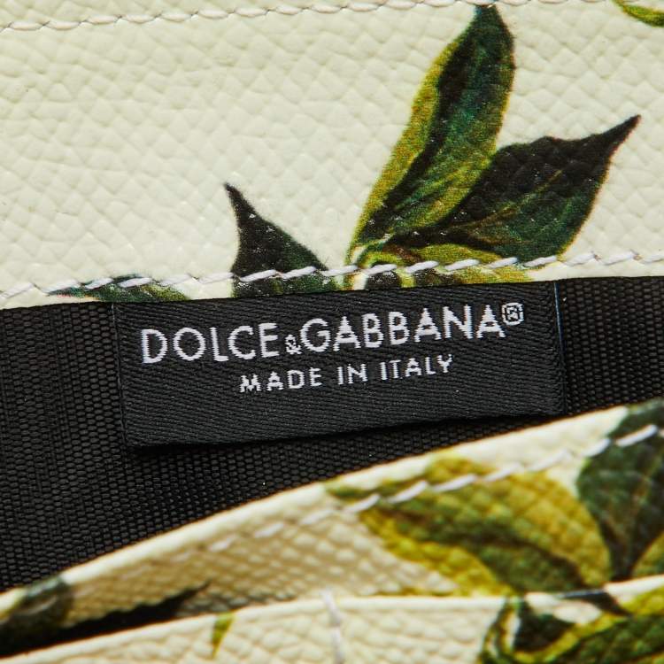 Pre Owned Dolce & Gabbana Blue Leather Zip Around Wallet