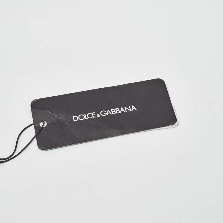 Pre Owned Dolce & Gabbana Black Lace and Satin Flap Crossbody Bag