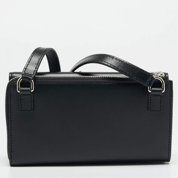 Pre Owned Dolce & Gabbana Mini Black Leather Crossbody Bag