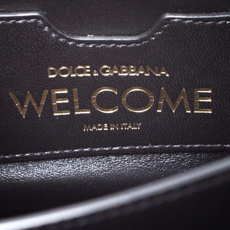 Pre Owned Dolce & Gabbana Red Python and Velvet Welcome Top Handle Bag