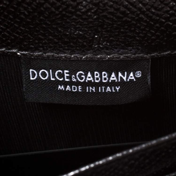 Pre Owned Dolce & Gabbana Metallic Silver Leather Millennials Chain Clutch
