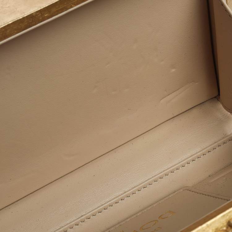 Pre Owned Dolce & Gabbana Multicolor Acrylic Mirrored Baroque Dolce Box Bag