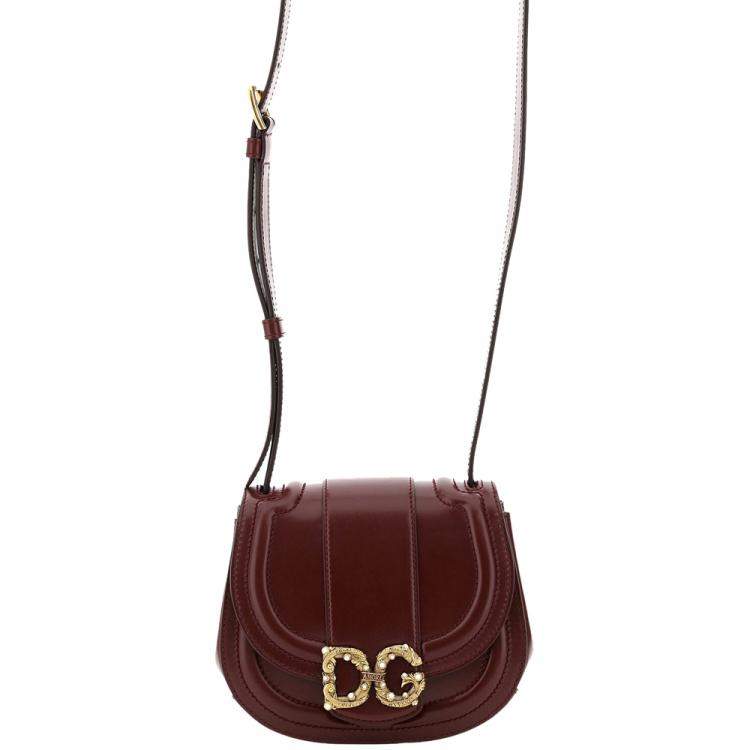 grijnzend afstuderen Industrialiseren Dolce & Gabbana Brown Leather Dg Amore Bag Dolce & Gabbana | TLC