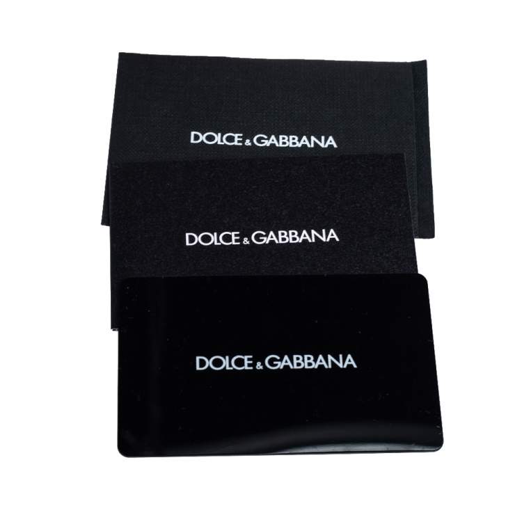 Pre Owned Dolce & Gabbana Black/Brown Leopard Print Coated Canvas Trifold Wallet