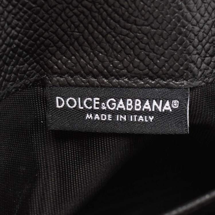 Pre Owned Dolce & Gabbana Pink Leather Dauphine Continental Wallet 