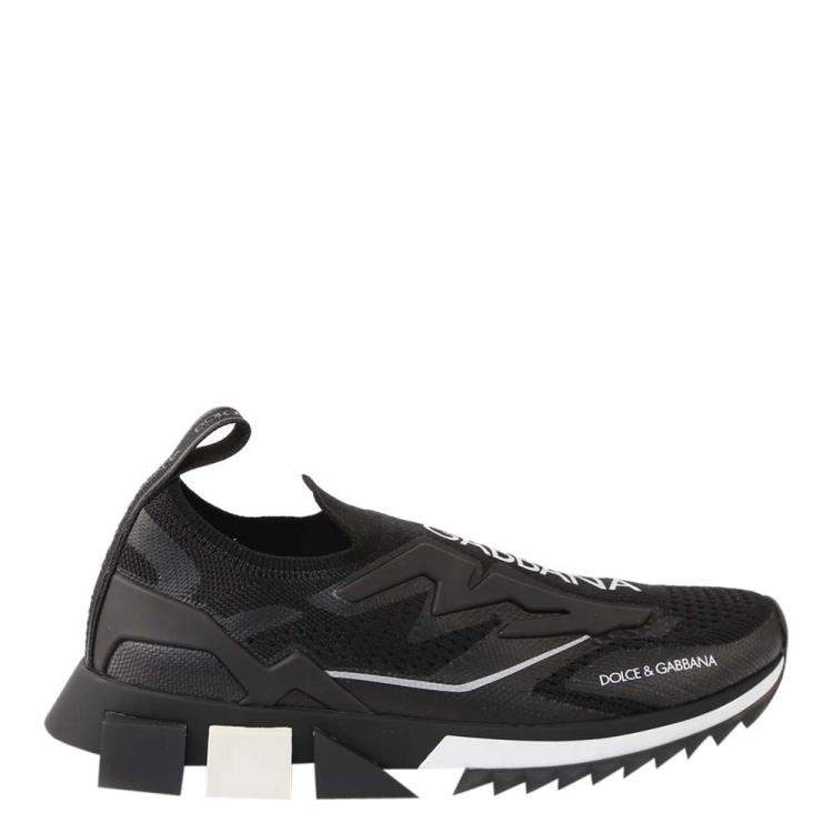 Pre Owned Dolce & Gabbana Black Sorrento Sneakers Size EU 40