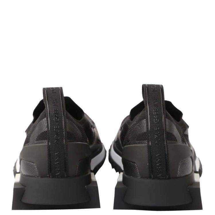 Pre Owned Dolce & Gabbana Black Sorrento Sneakers Size EU 38