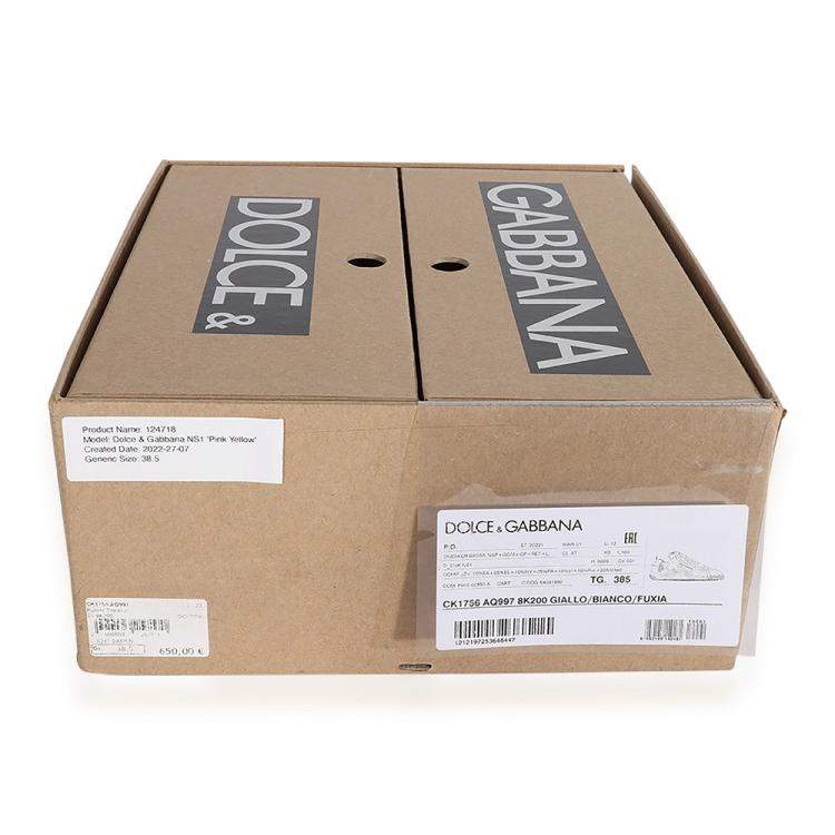 Pre Owned Dolce & Gabbana Multicolour NS1 Sneaker EU 38.5