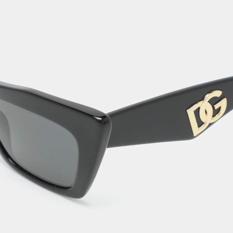 Pre Owned Dolce & Gabbana Black DG4435 Cat-Eye Sunglasses