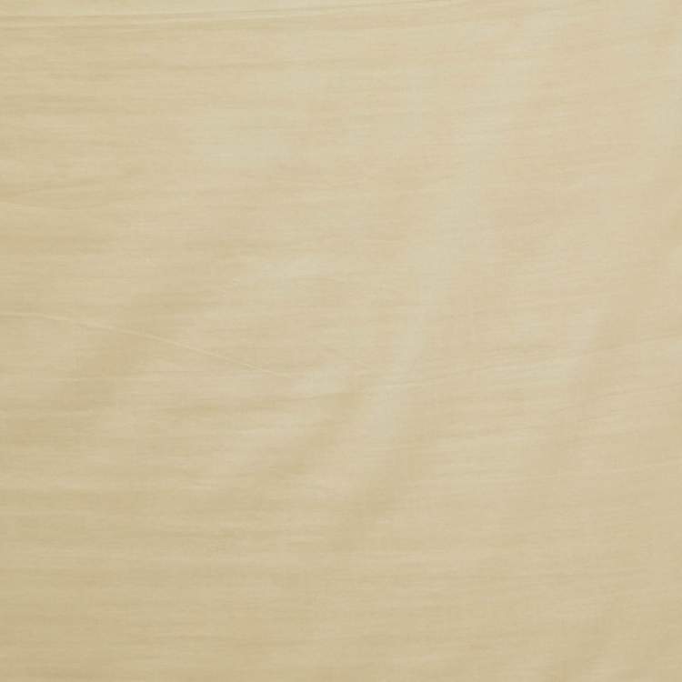 Pre Owned Dolce & Gabbana Beige Silk Square Scarf