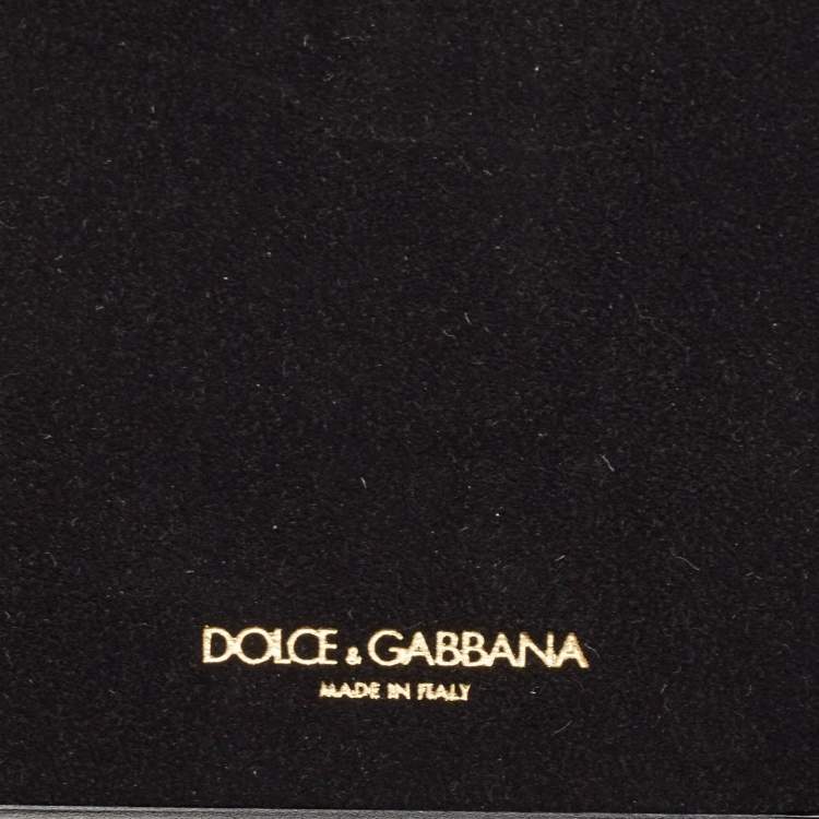 Pre Owned Dolce & Gabbana Black Bottalato Radio iPhone 7 Plus Case 