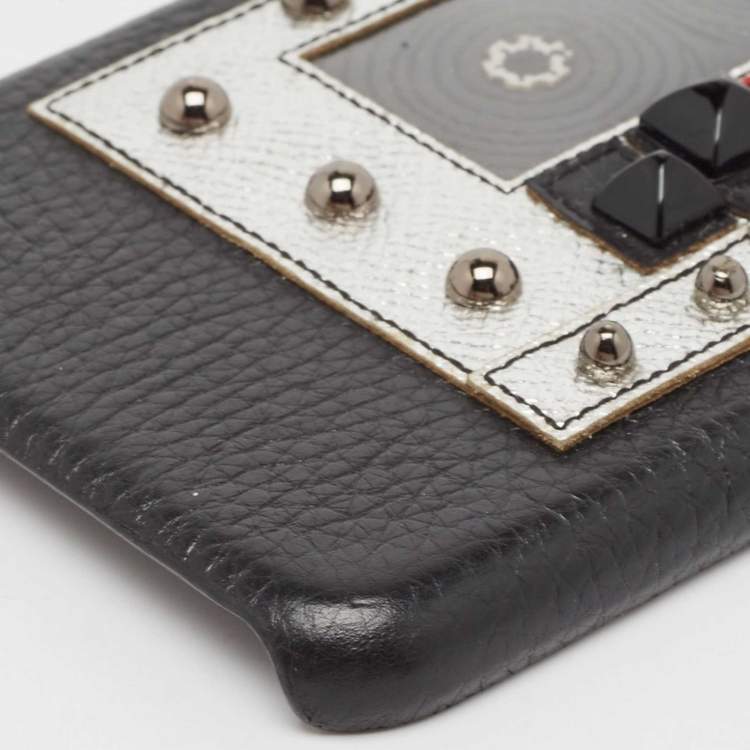 Pre Owned Dolce & Gabbana Black Bottalato Radio iPhone 7 Plus Case 